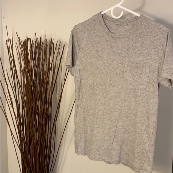 J. Crew Men’s Gray Speckled Tee - Picture 1 of 4